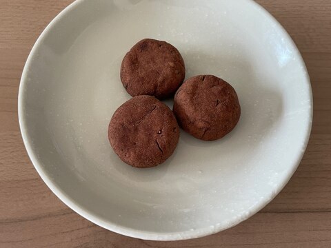 米粉と片栗粉のミントチョコクッキー